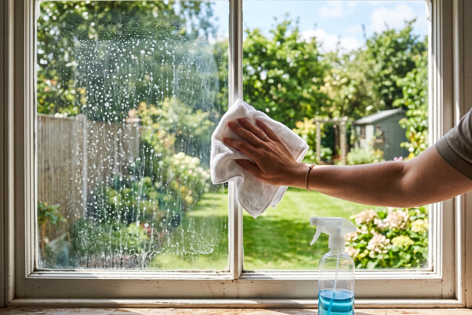 How to Remove Hard Water Stains From Windows